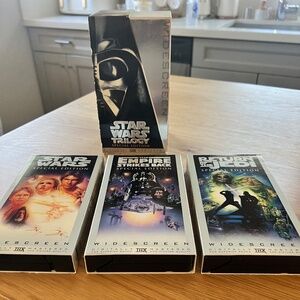 Star Wars Trilogy Special Edition Widescreen THX Mastered VHS Boxed Set